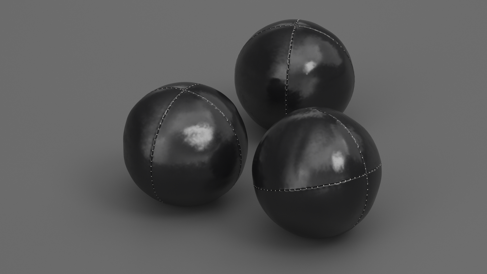 3D Single Juggling Ball Black