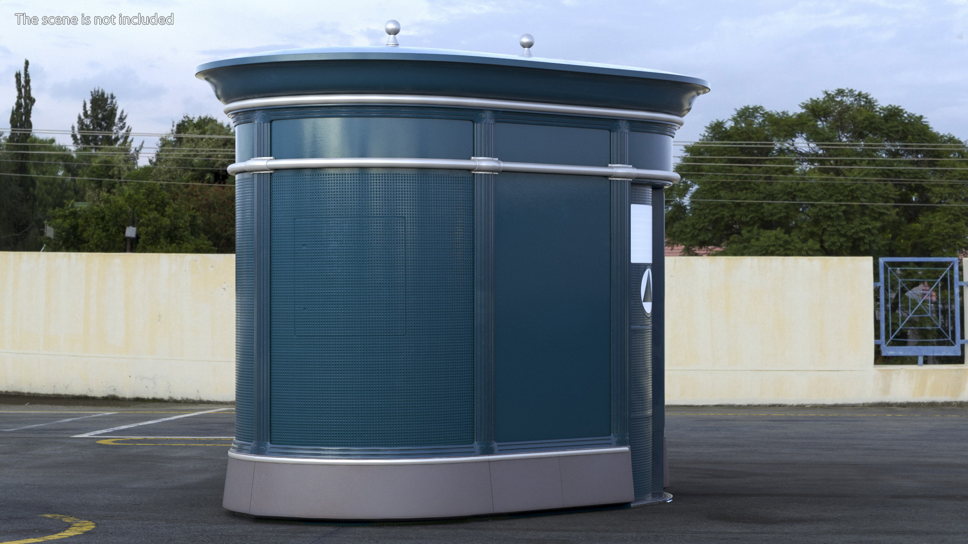 3D Public Toilet model