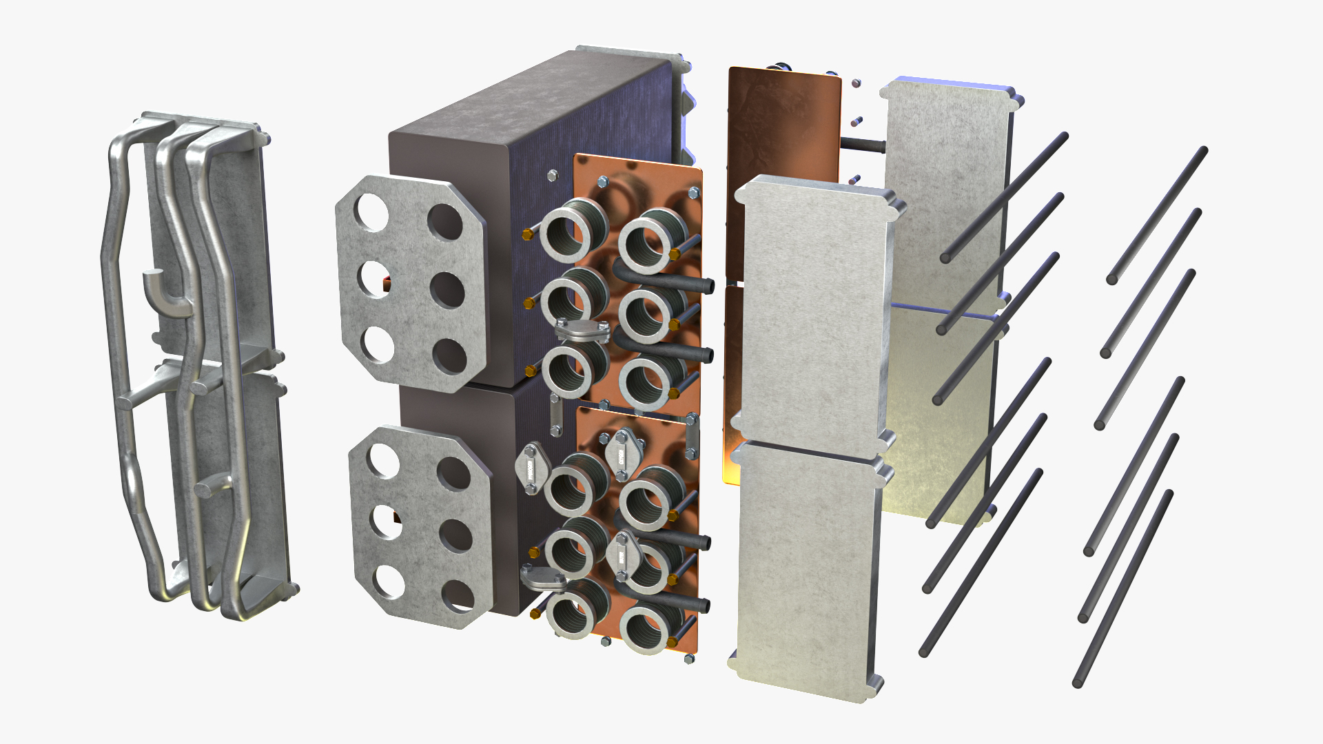3D Hydrogen Fuel Cell model
