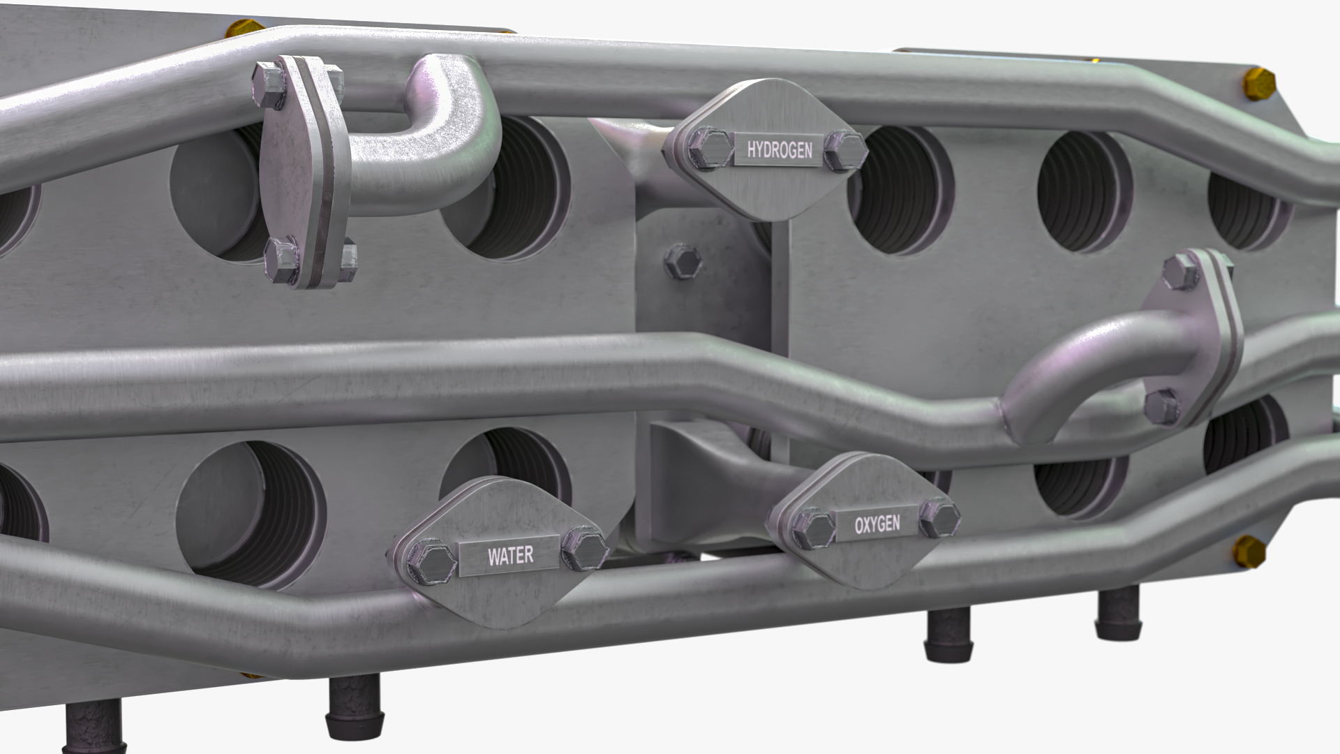 3D Hydrogen Fuel Cell model