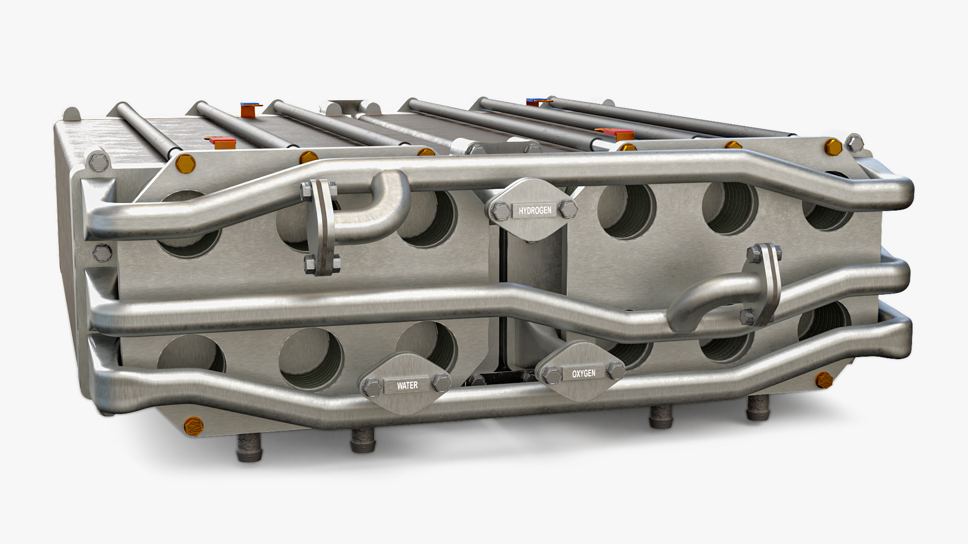3D Hydrogen Fuel Cell model