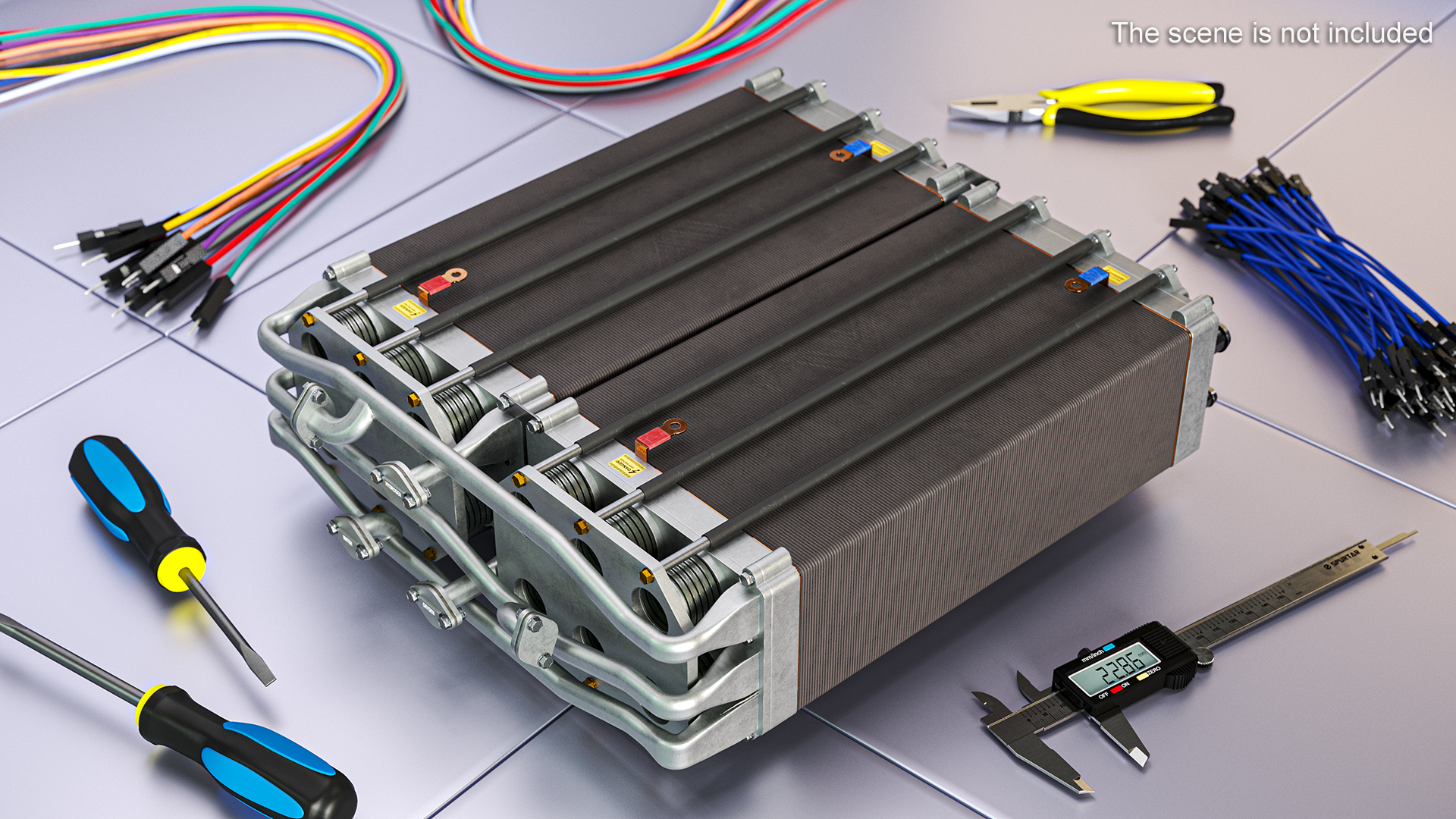 3D Hydrogen Fuel Cell model