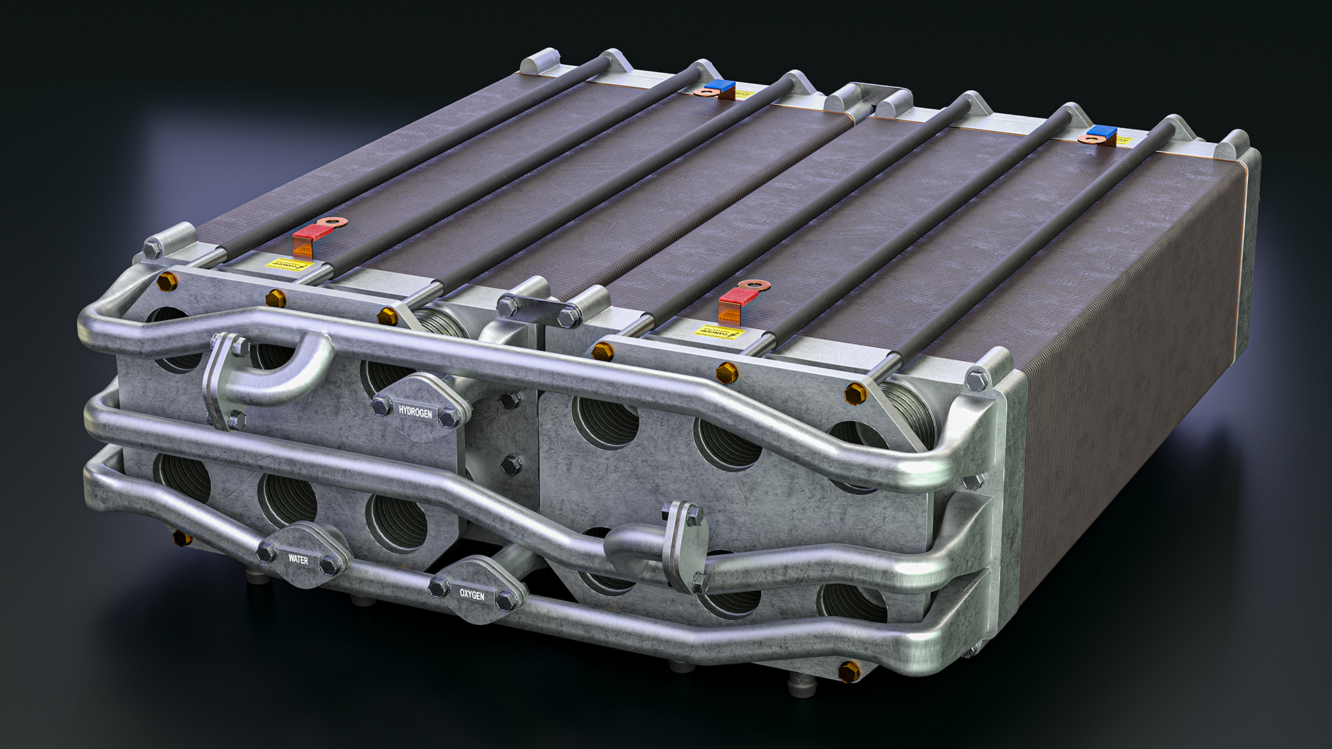 3D Hydrogen Fuel Cell model