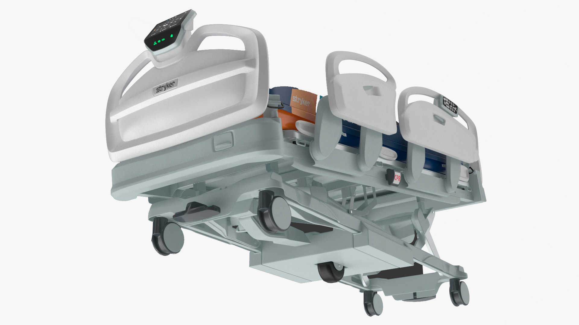 Smart Medical Bed Fowlers Position 3D model