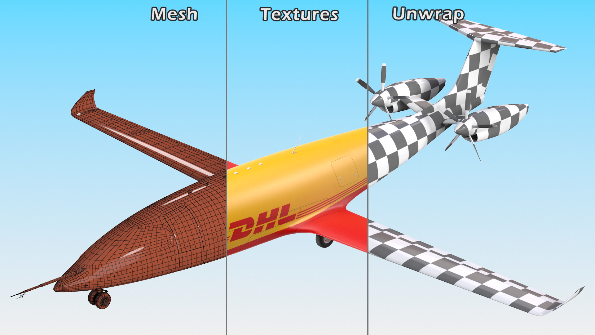 Eviation Alice DHL Simple Interior 3D model