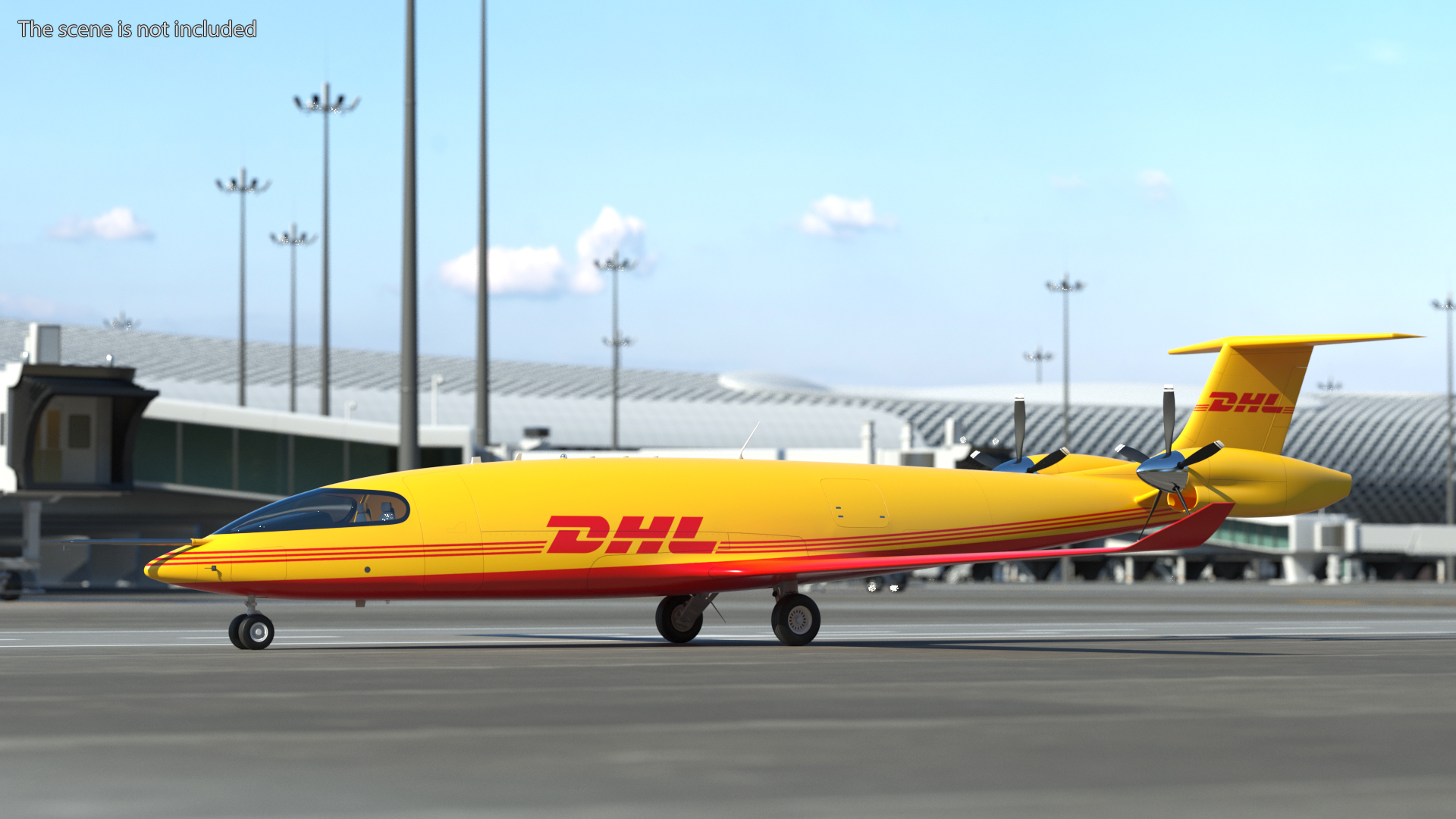 Eviation Alice DHL Simple Interior 3D model
