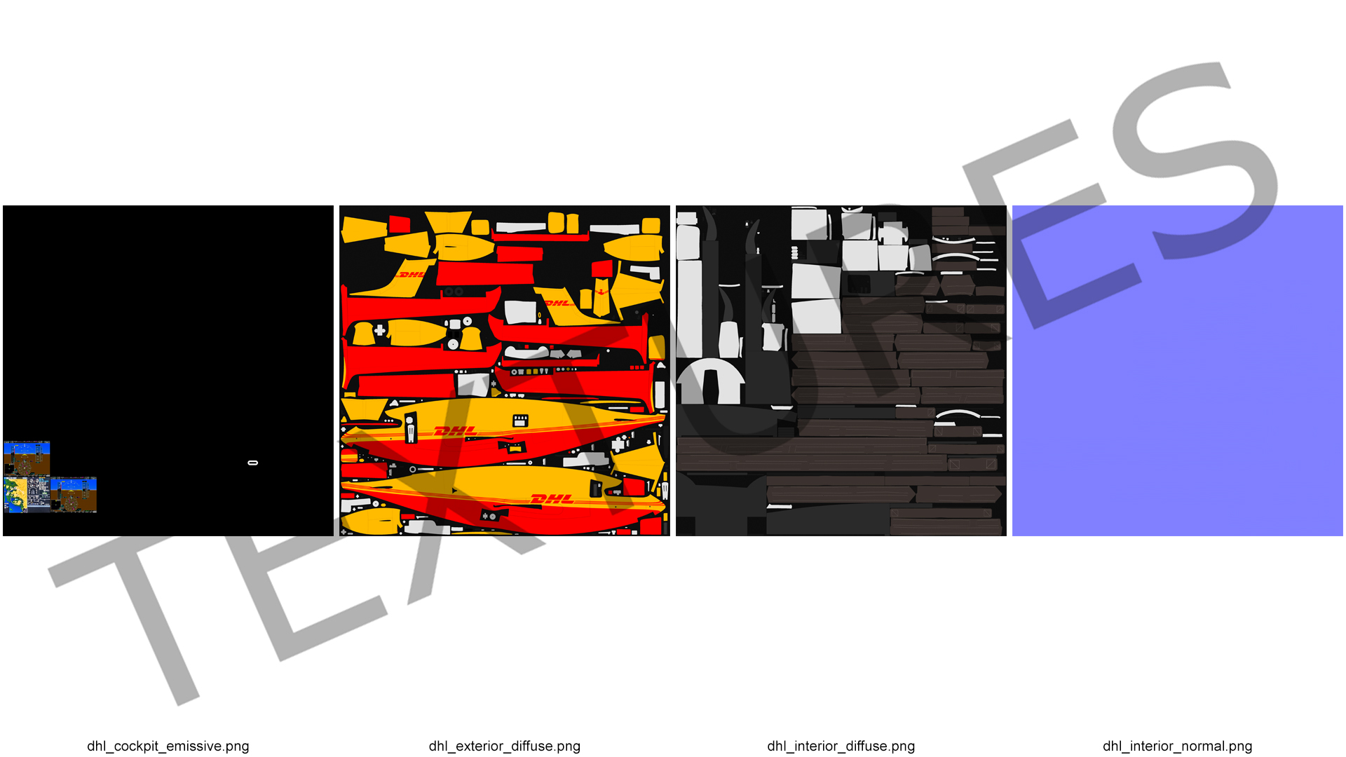 Eviation Alice DHL Simple Interior 3D model