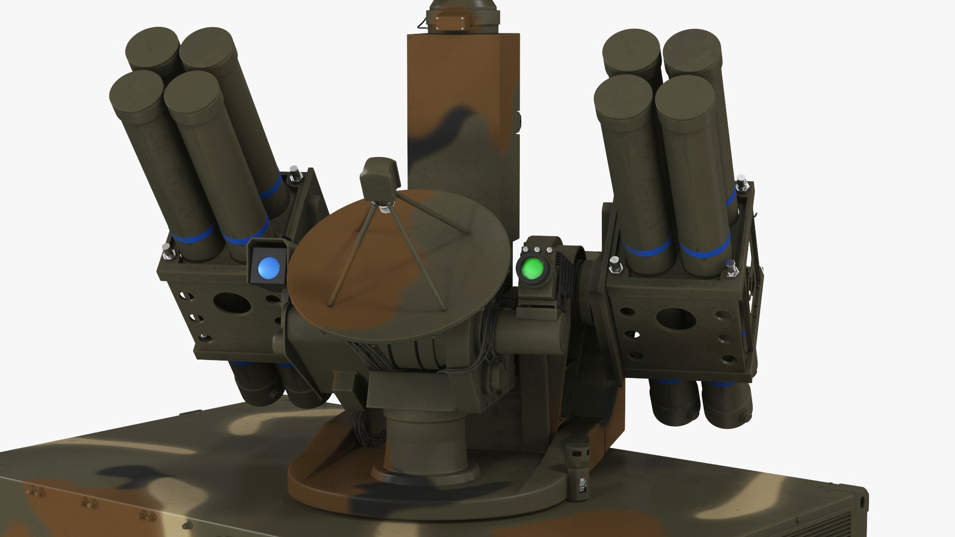 3D Antiaircraft Missile Launcher on Alert model