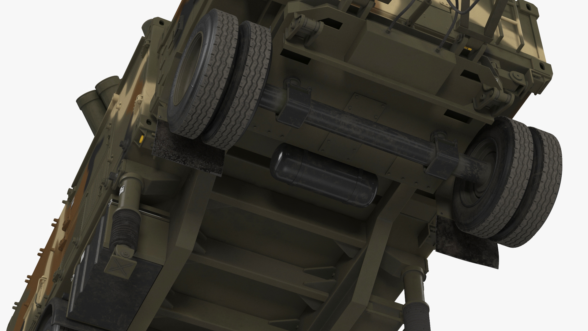 3D Antiaircraft Missile Launcher on Alert model