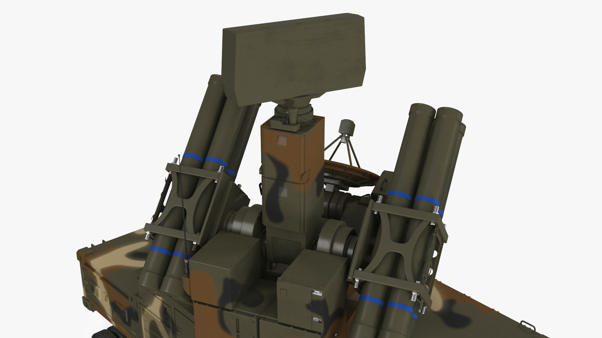3D Antiaircraft Missile Launcher on Alert model