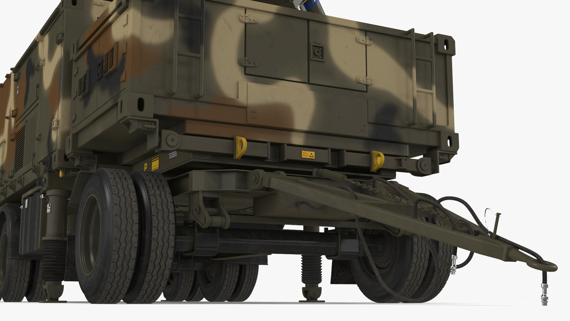 3D Antiaircraft Missile Launcher on Alert model