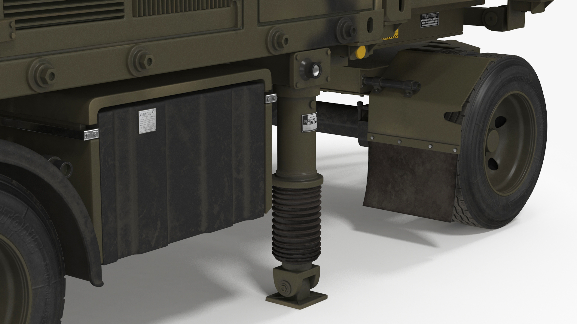 3D Antiaircraft Missile Launcher on Alert model