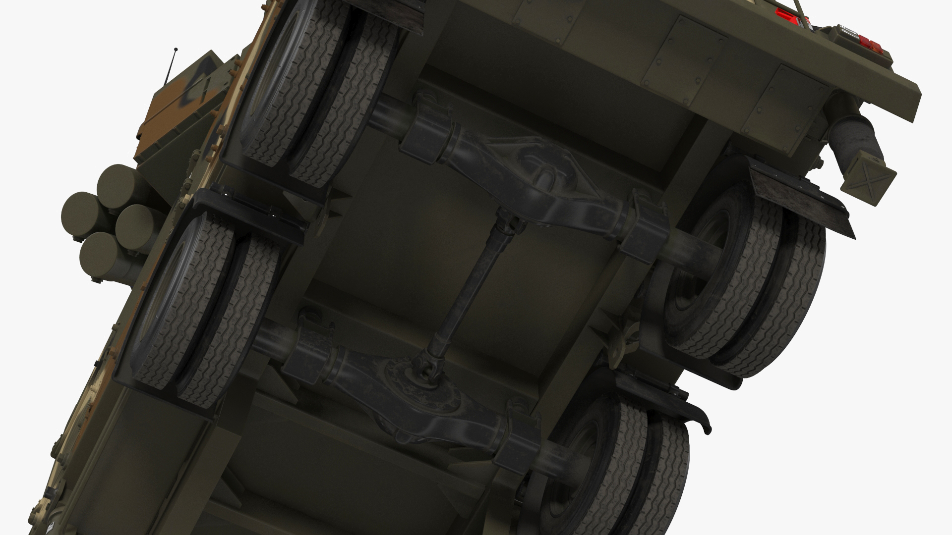 3D Antiaircraft Missile Launcher on Alert model