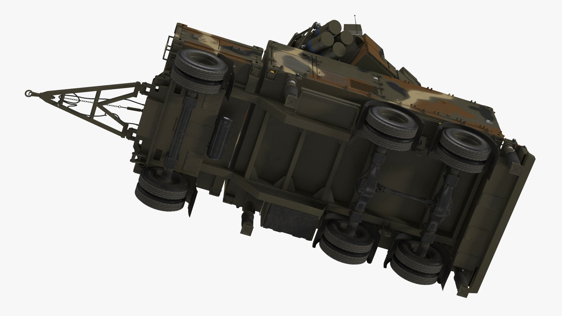 3D Antiaircraft Missile Launcher on Alert model