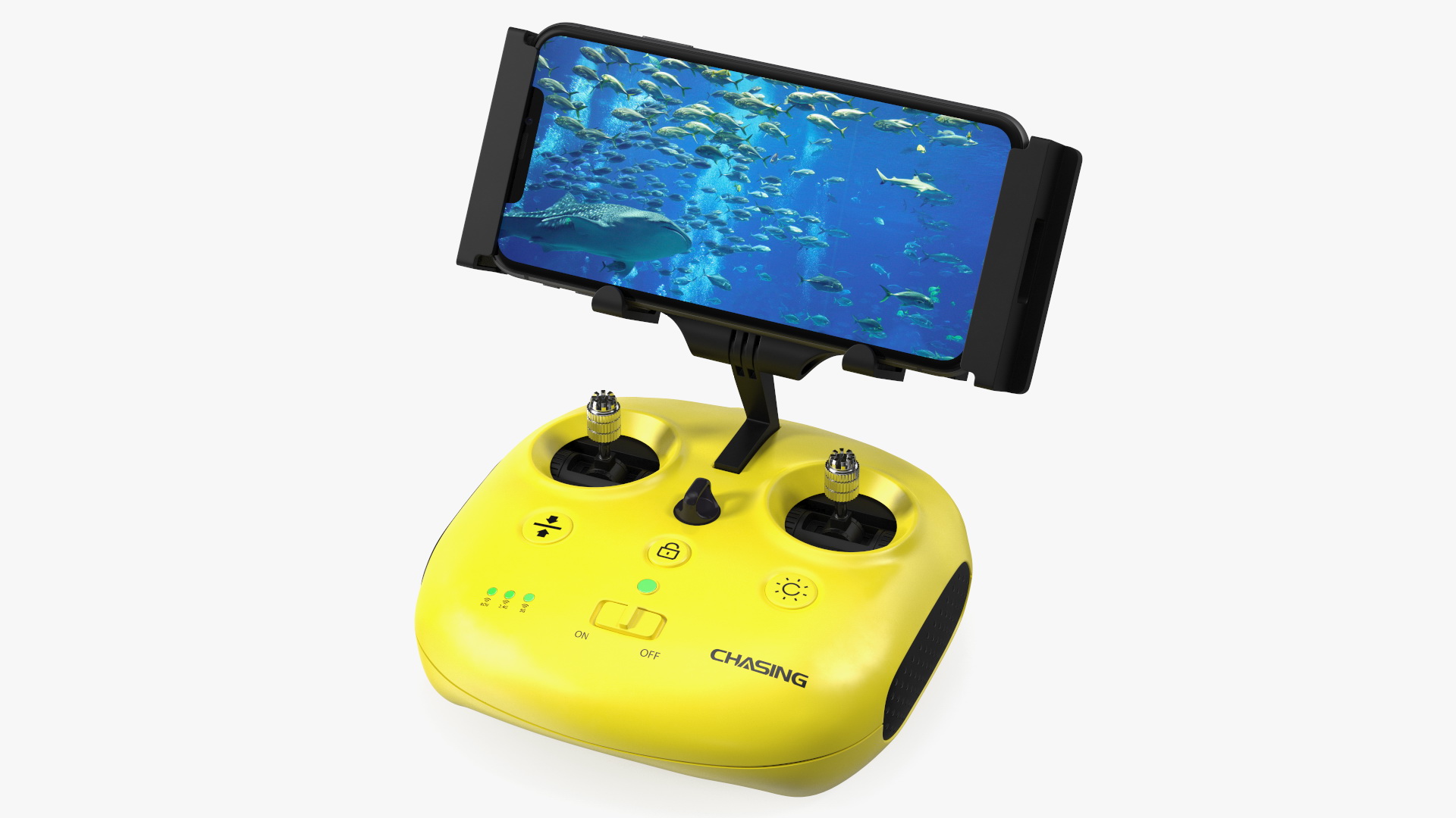 3D Drone Controller Chasing 3B With Smartphone model