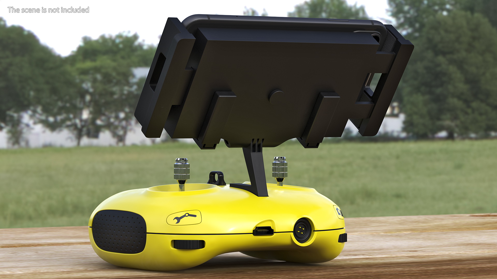 3D Drone Controller Chasing 3B With Smartphone model