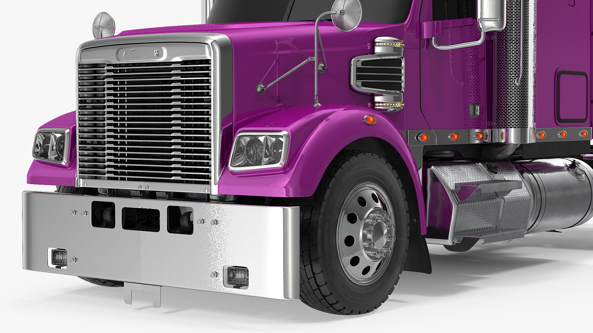 Heavy Duty Truck Simple Interior 3D