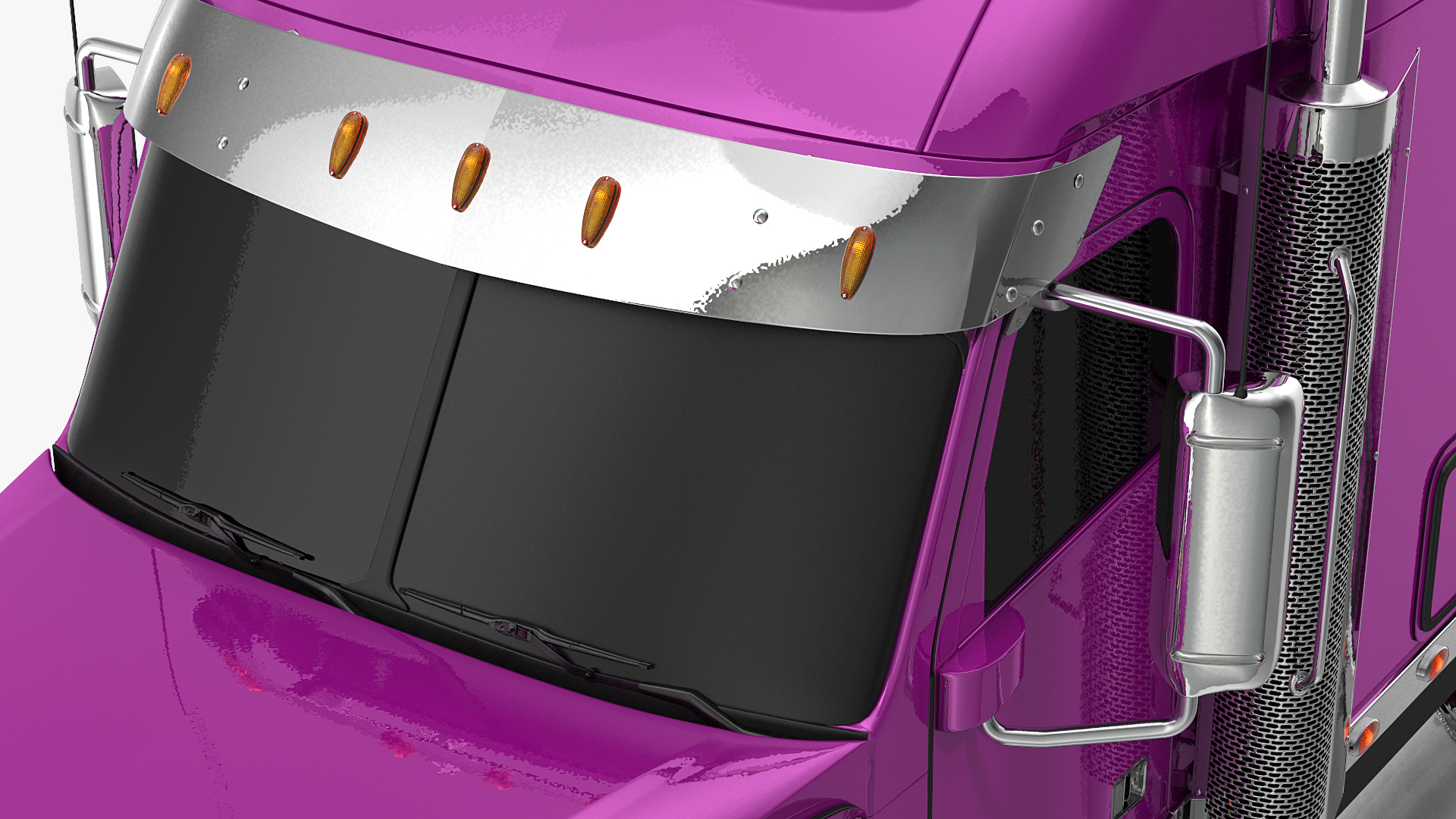 Heavy Duty Truck Simple Interior 3D
