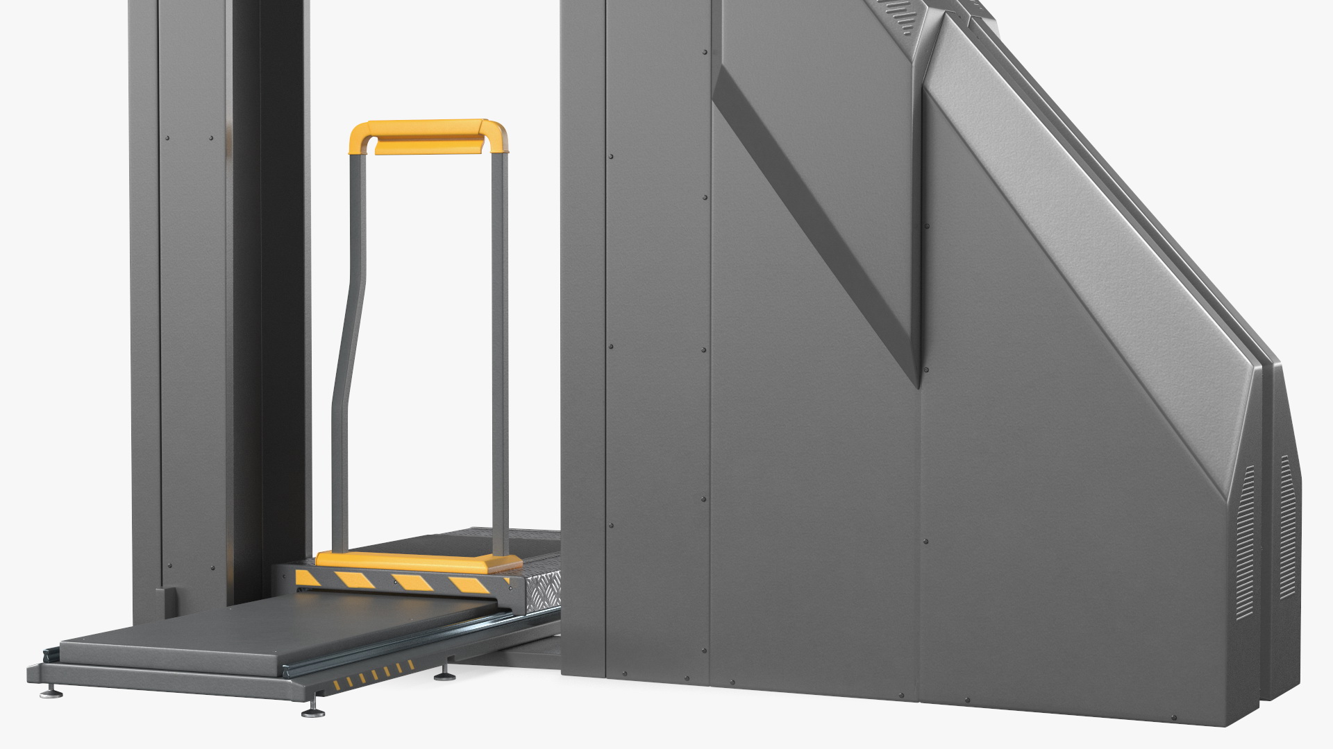 Airport Security X Ray Full Body Scanner Rigged 3D