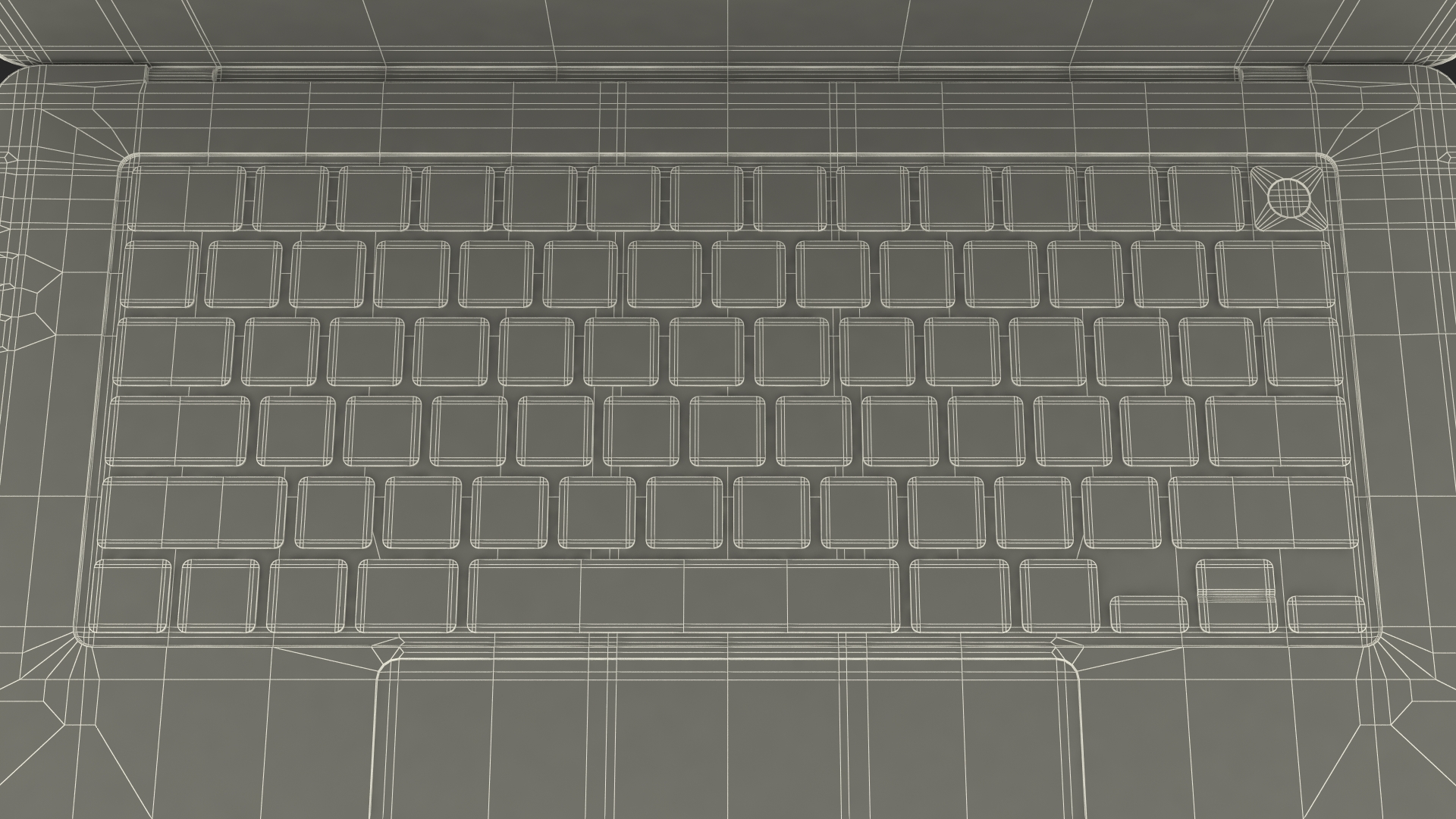 3D Apple Laptop MacBook Air 15 Space Gray model