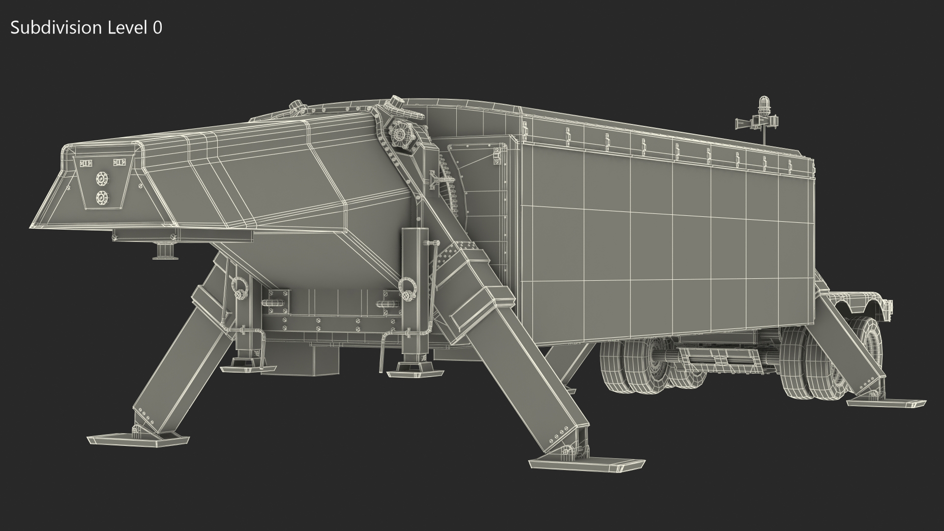 Deployed TPY 2 Radar Desert 3D