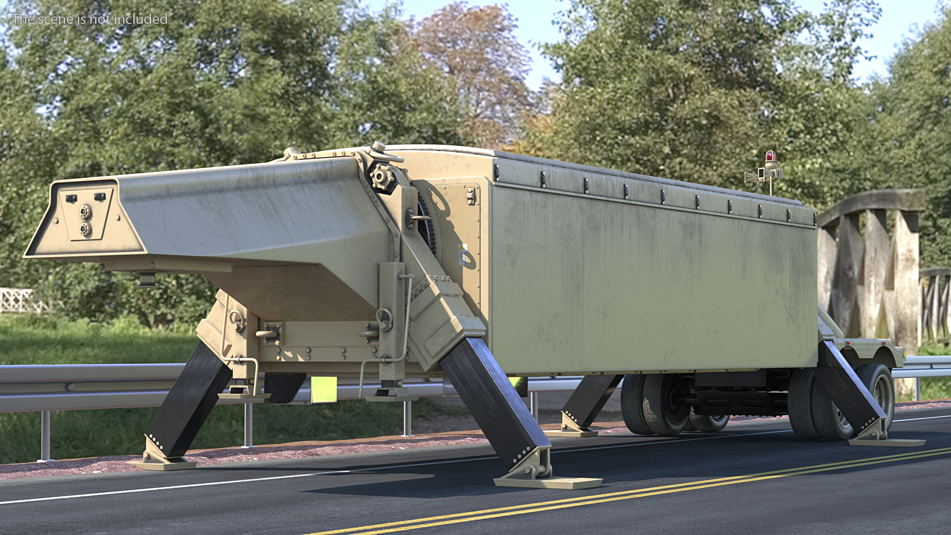 Deployed TPY 2 Radar Desert 3D