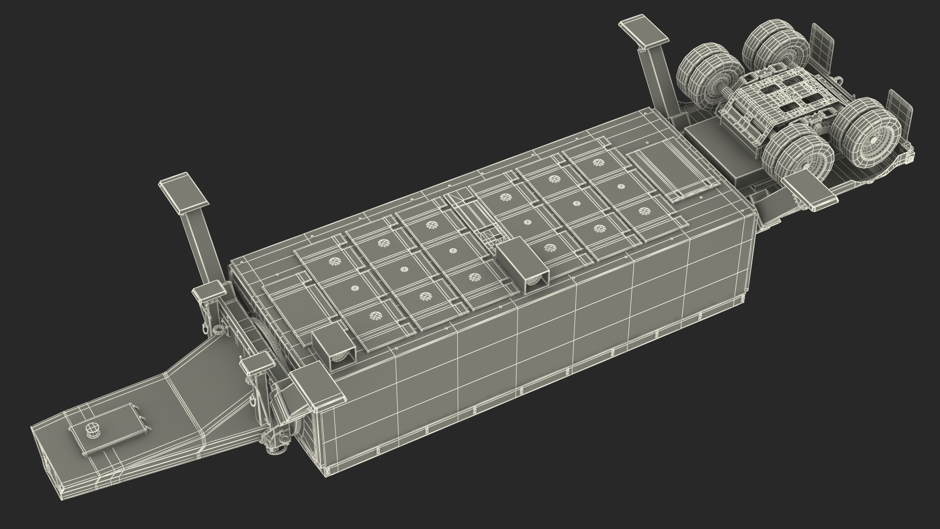 Deployed TPY 2 Radar Desert 3D