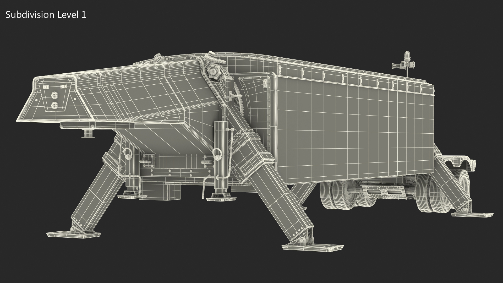 Deployed TPY 2 Radar Desert 3D