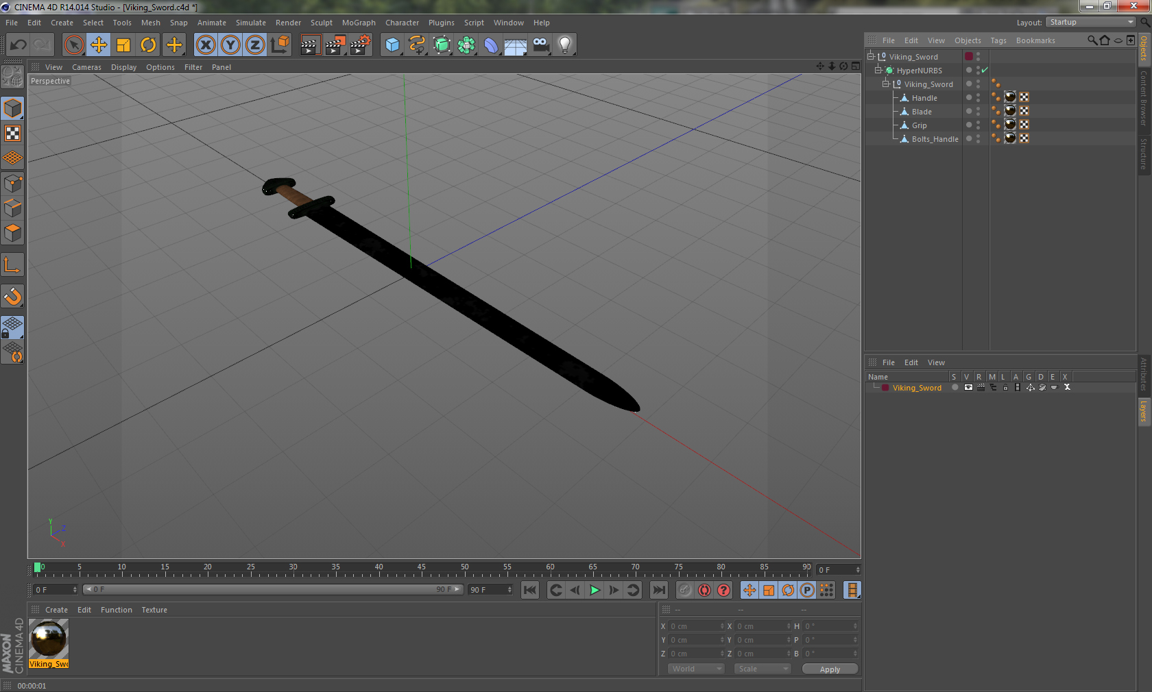 Viking Sword 3D