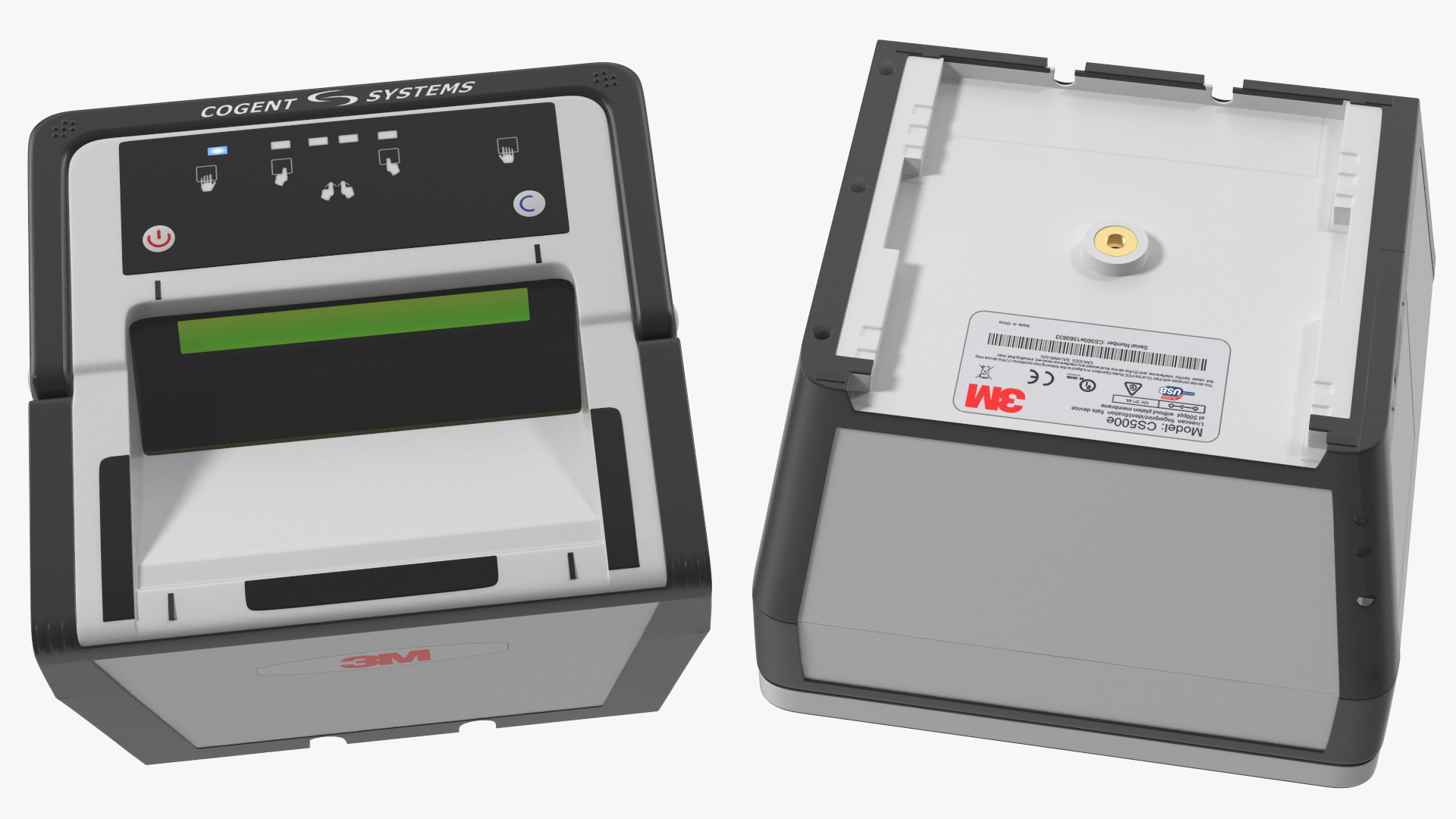 Cogent 3M CS500e Live Scan Tenprint Scanner with Man Hand 3D