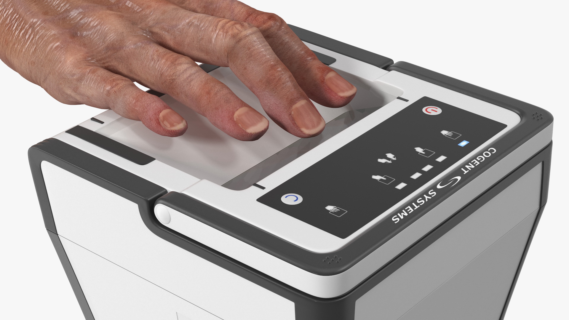 Cogent 3M CS500e Live Scan Tenprint Scanner with Man Hand 3D