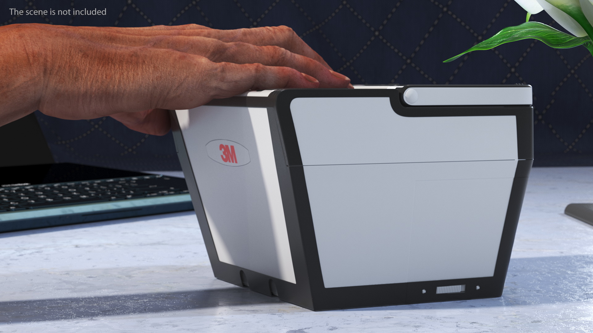 Cogent 3M CS500e Live Scan Tenprint Scanner with Man Hand 3D