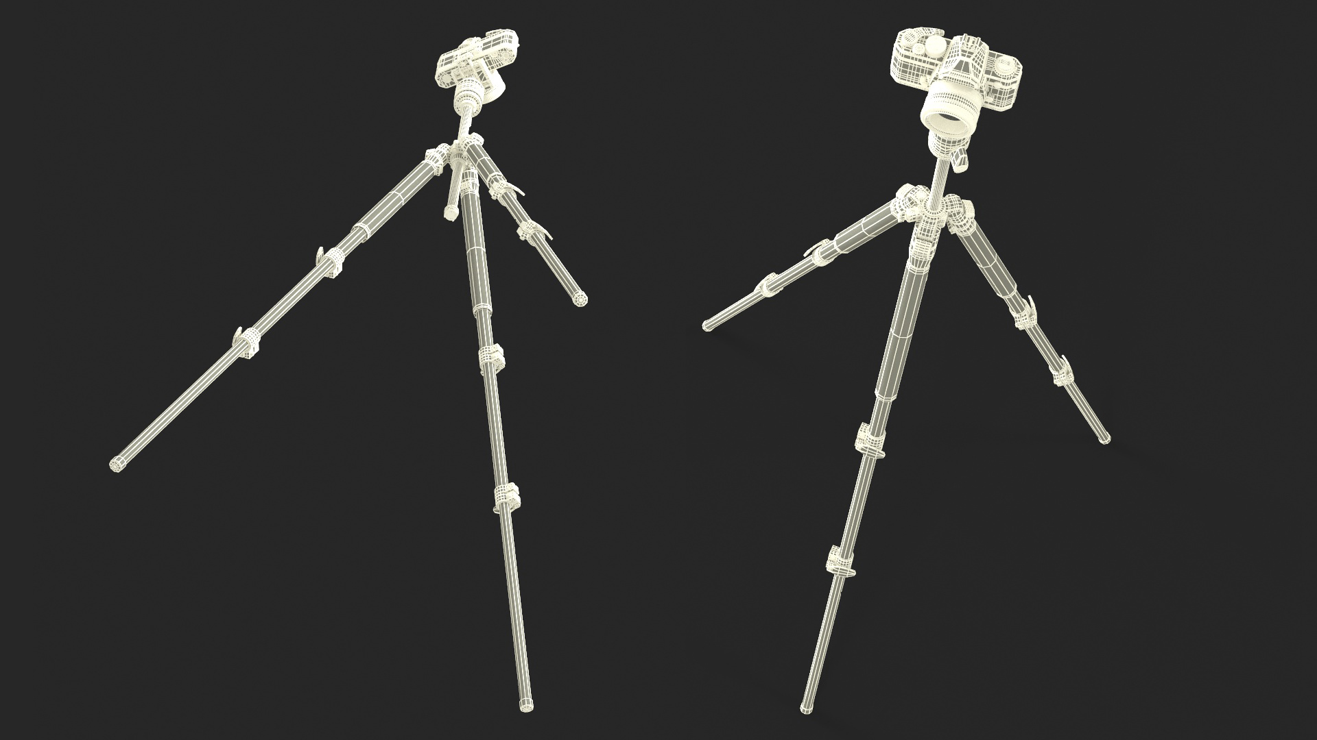 3D Professional Camera Tripod with DSLR
