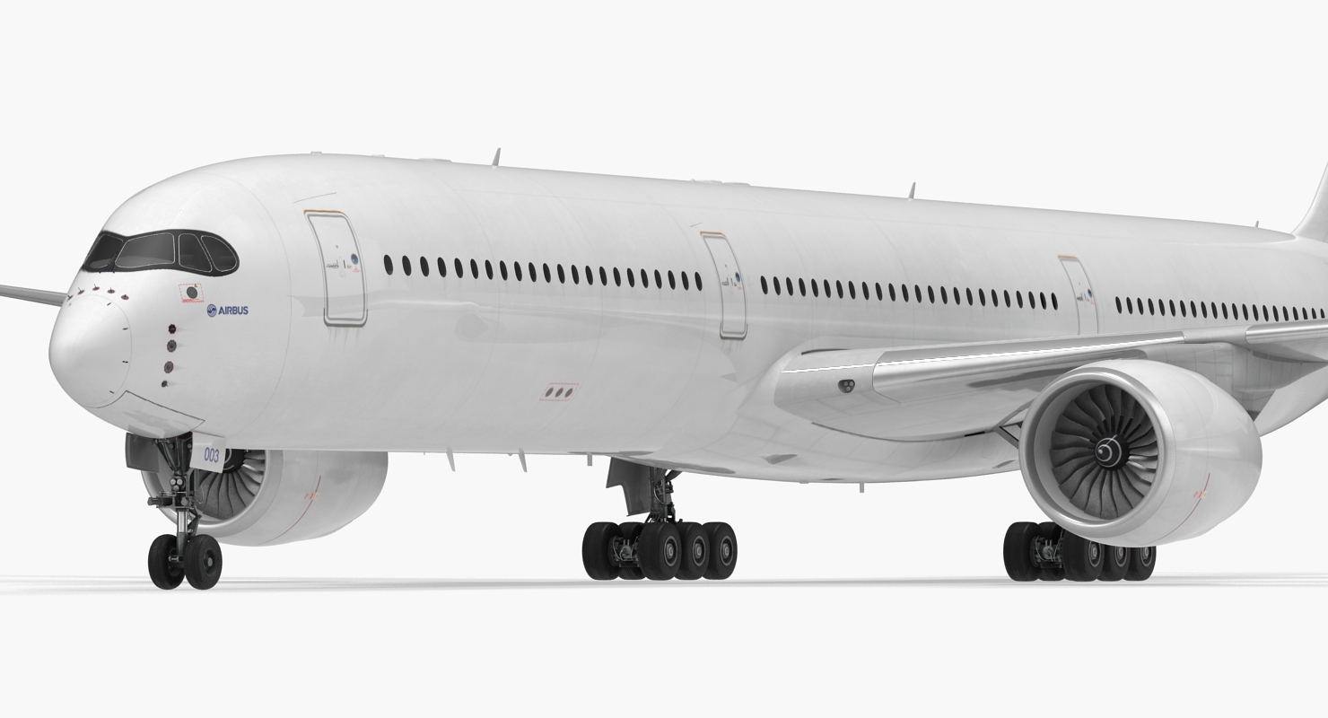 3D Airbus A350 1000 Generic Rigged