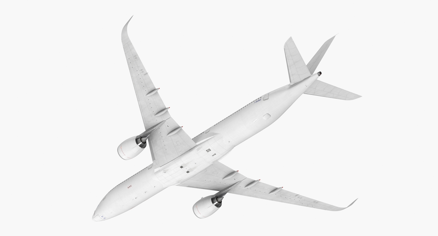 3D Airbus A350 1000 Generic Rigged