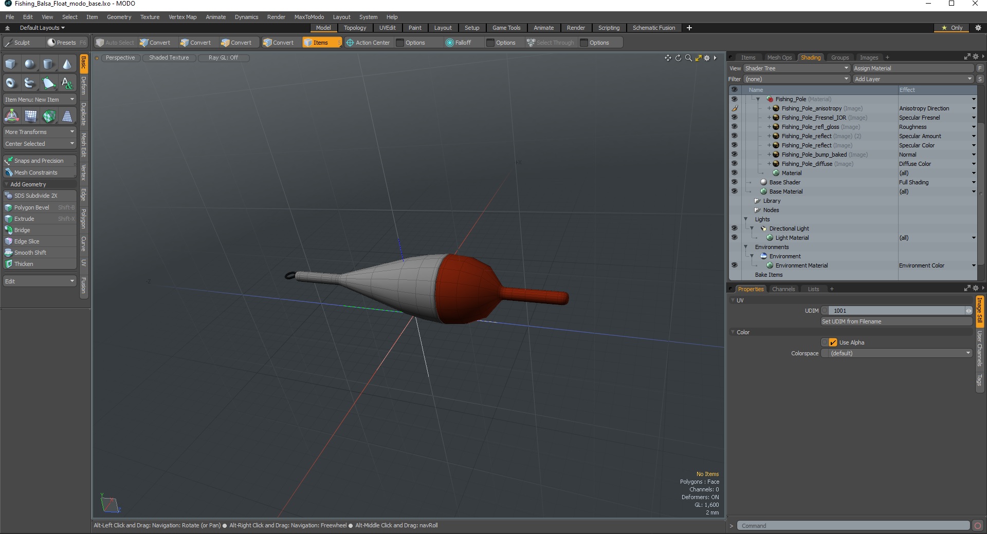 Fishing Balsa Float 3D model