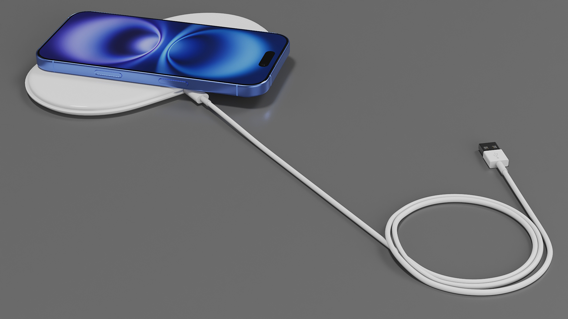 3D IPhone 16 on AirPower