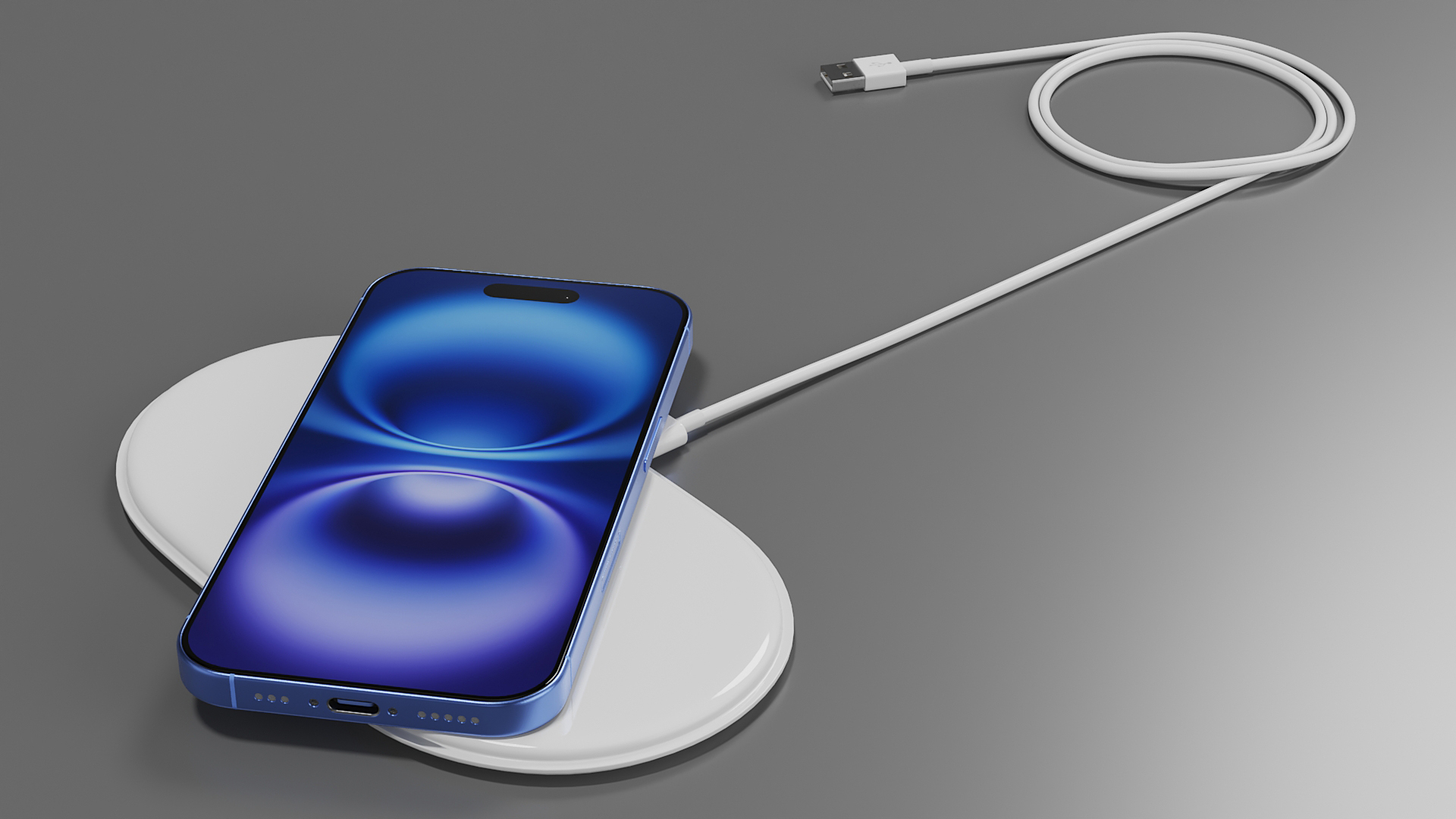 3D IPhone 16 on AirPower
