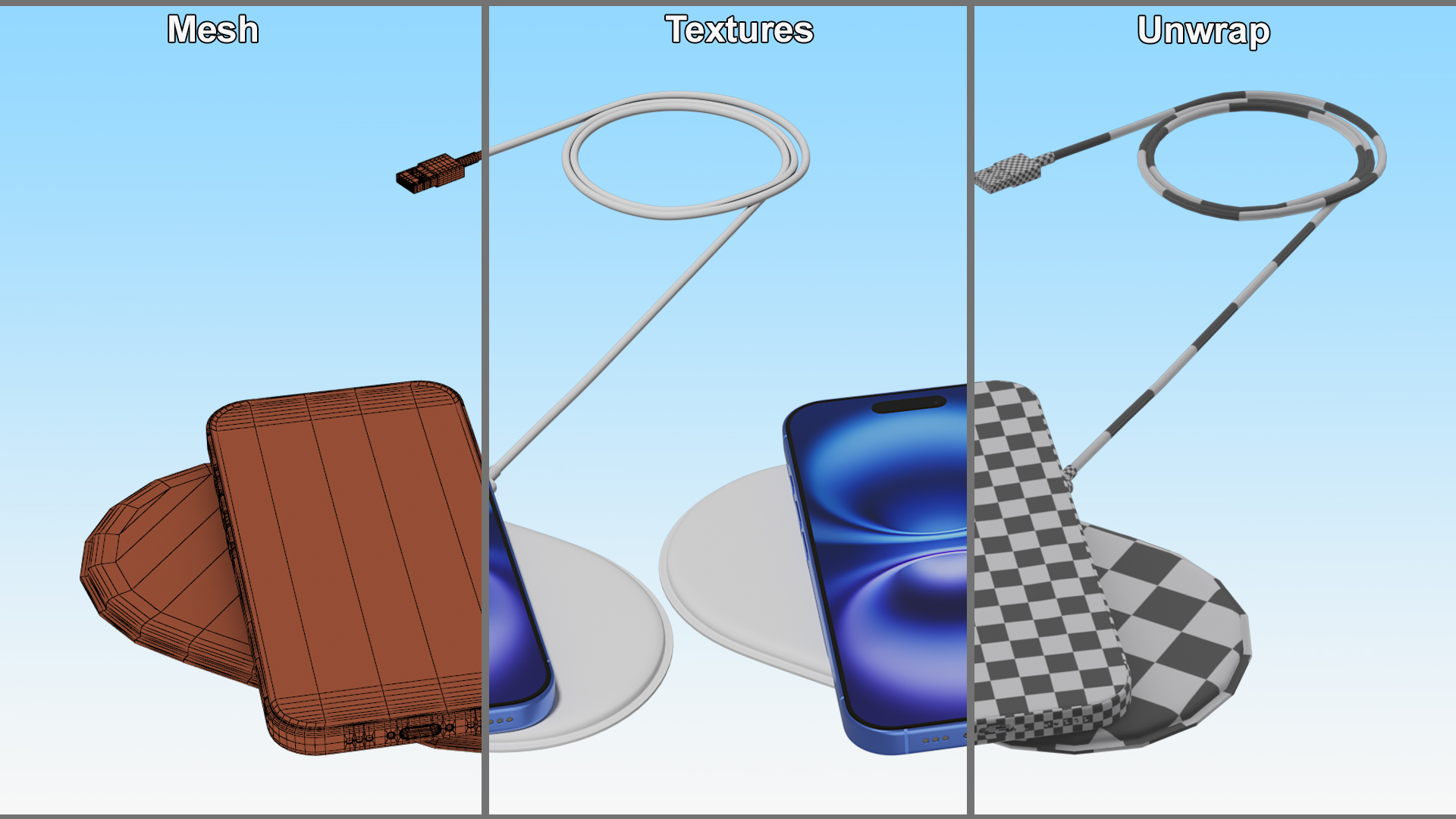 3D IPhone 16 on AirPower
