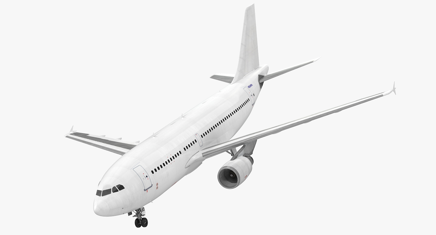 3D Airbus A310 300 Generic model