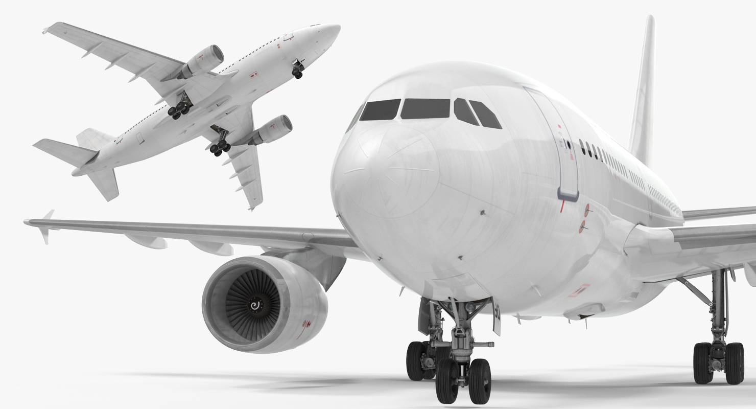 3D Airbus A310 300 Generic model