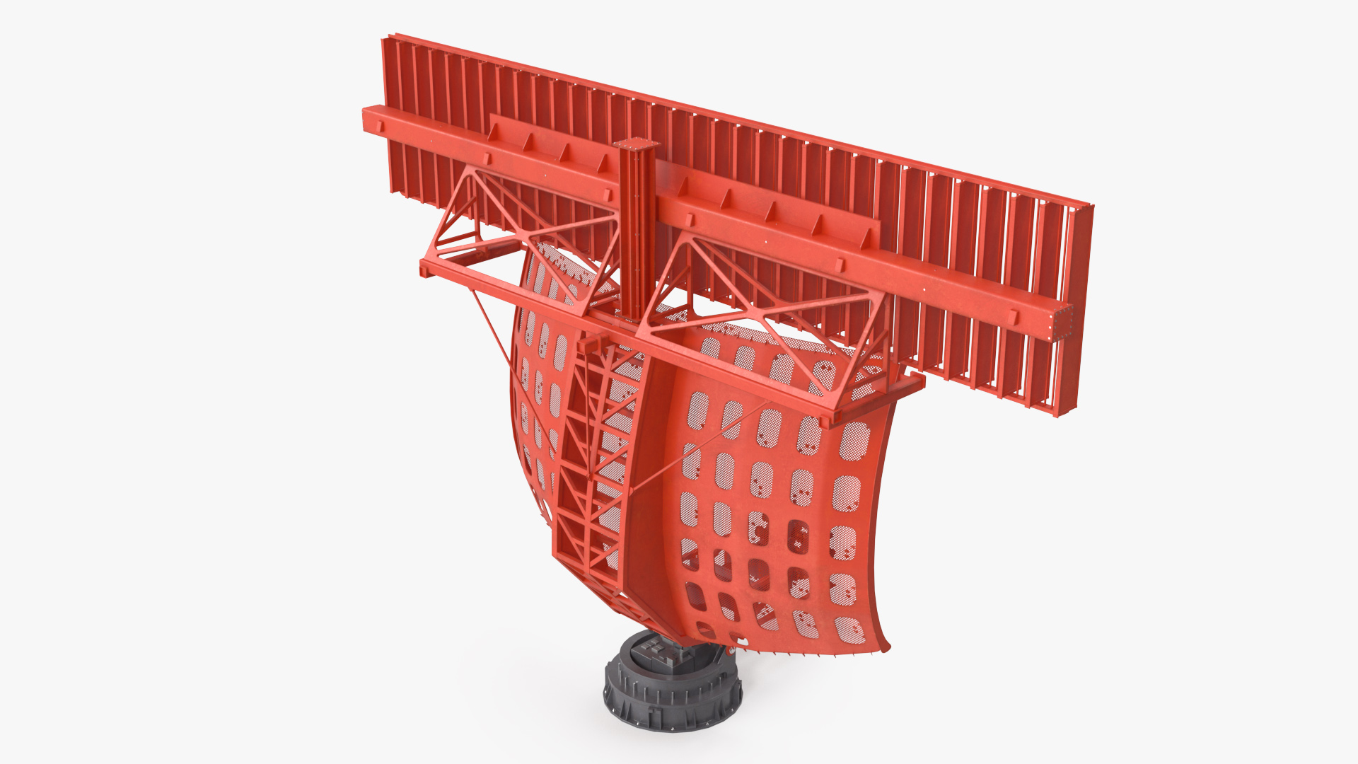 Surveillance Radar HENSOLDT ASR-NG 3D model