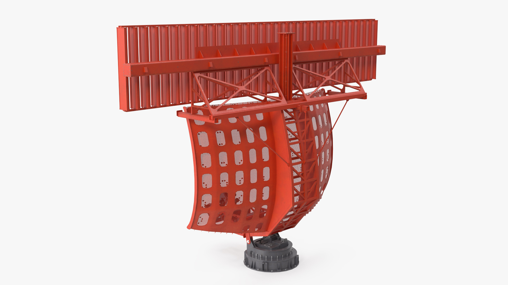 Surveillance Radar HENSOLDT ASR-NG 3D model