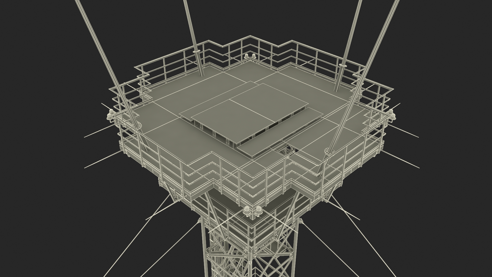 Surveillance Radar HENSOLDT ASR-NG 3D model