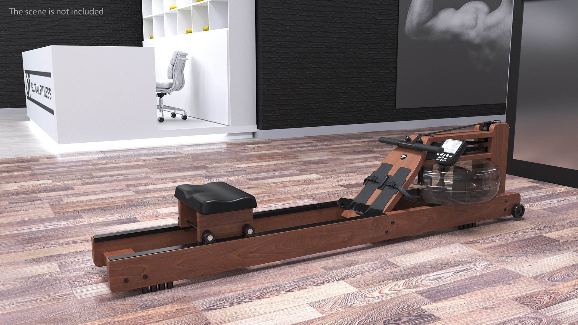 Indoor Exercise Rower Machine 3D model