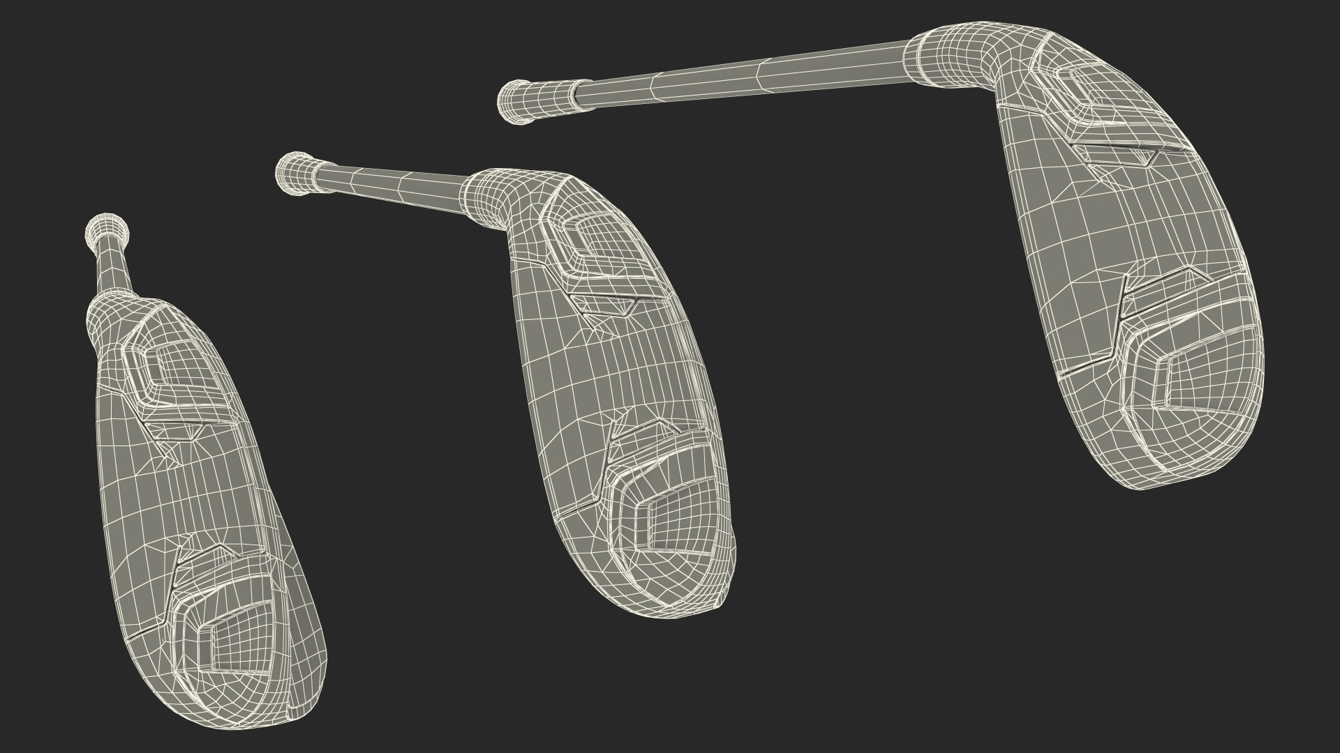 Cleveland Launcher HB Turbo Short Irons 3D model