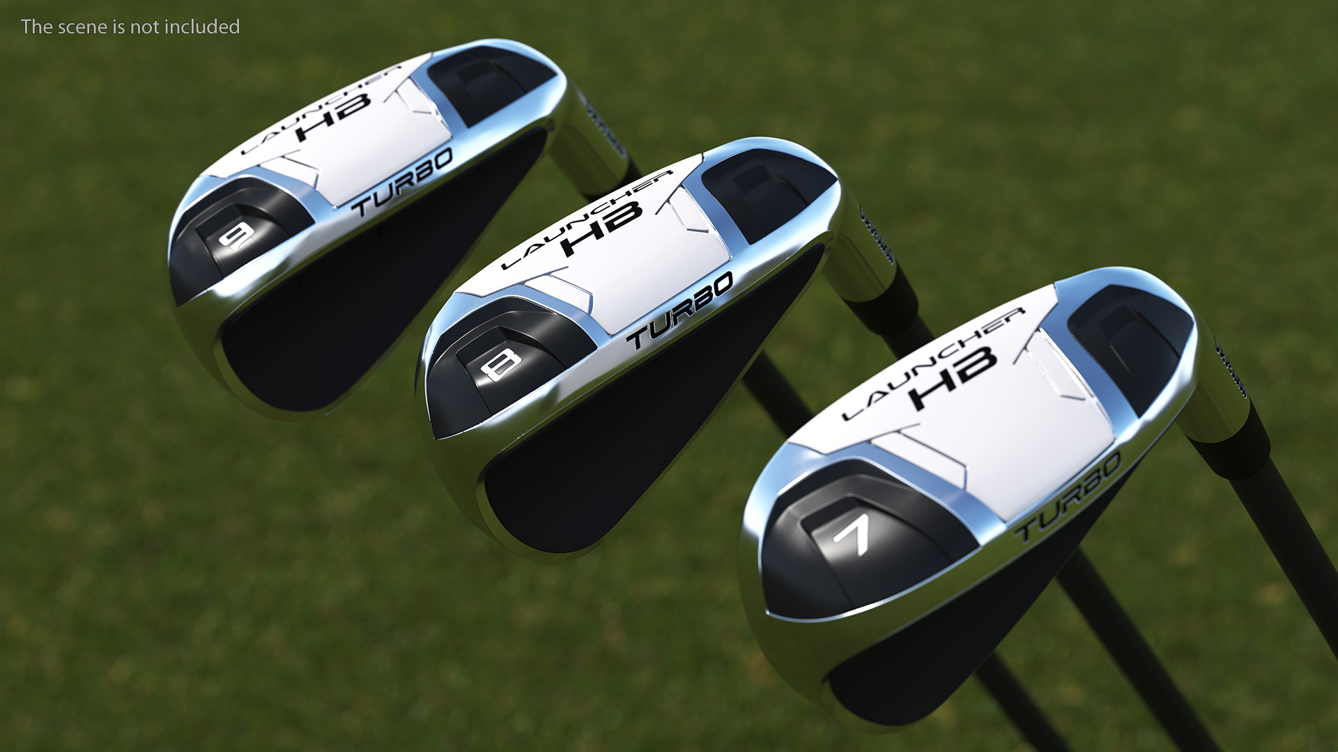 Cleveland Launcher HB Turbo Short Irons 3D model