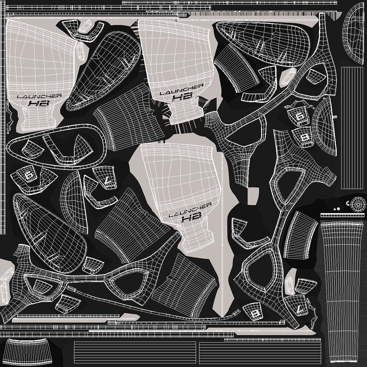 Cleveland Launcher HB Turbo Short Irons 3D model