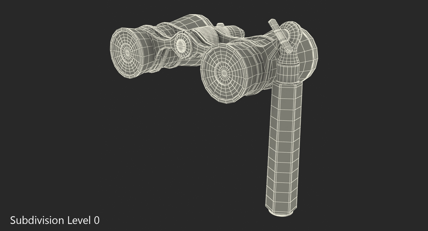 3D Vintage Opera Glasses