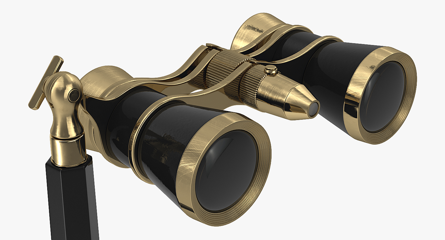 3D Vintage Opera Glasses